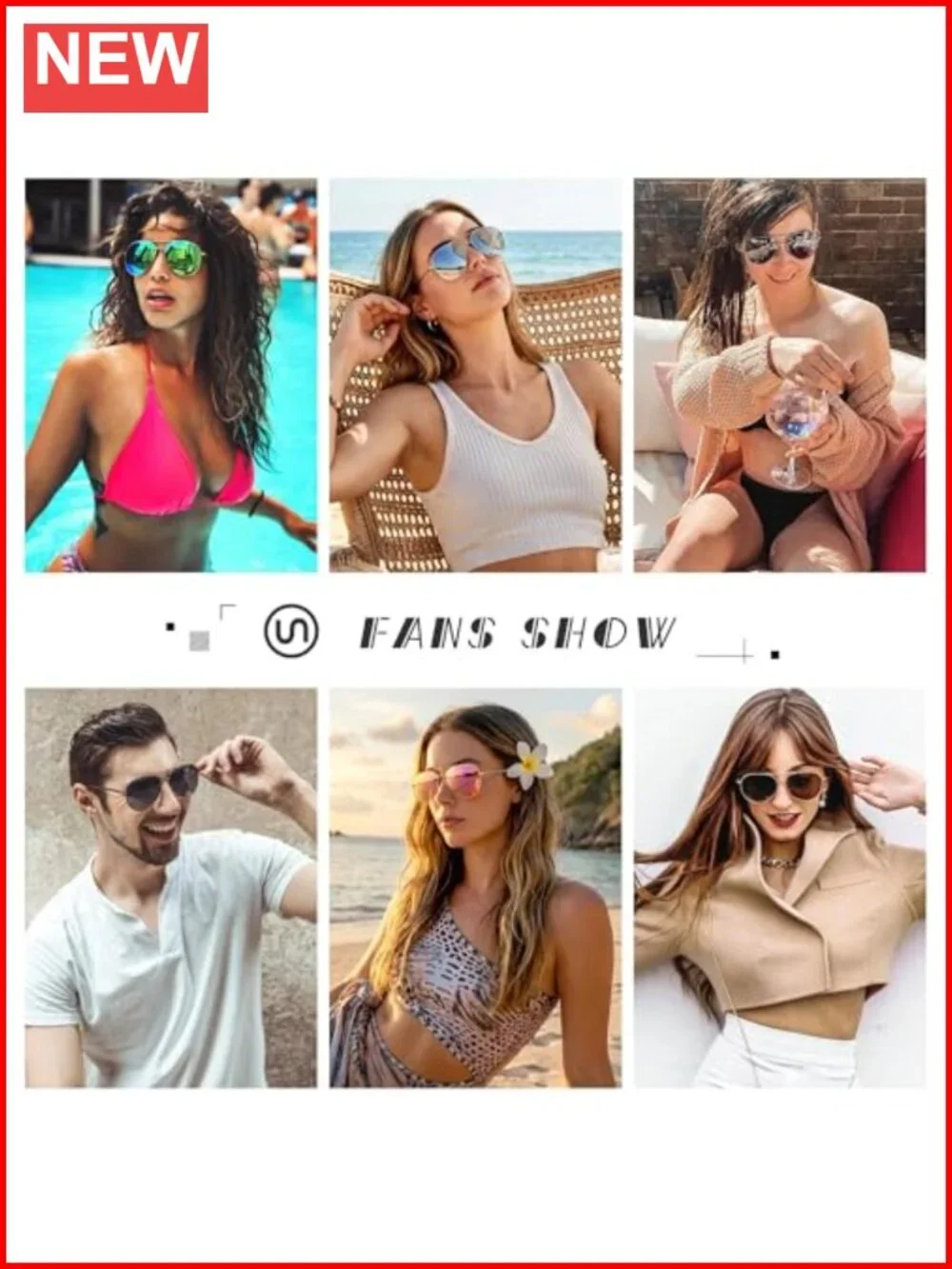 Lightweight Oversized Aviator Sunglasses - Mirrored Polarized Lens Classic Style